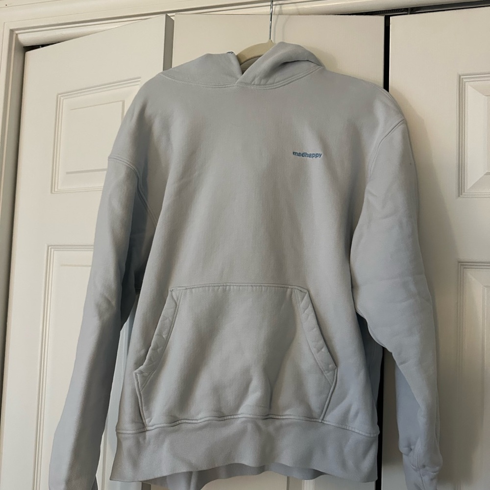 Madhappy Gray Oversized Long Sleeve Hoodie